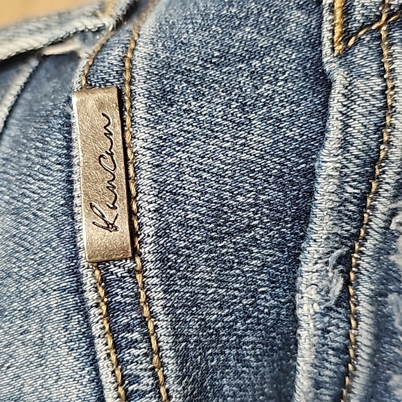 KanCan Straight High Rise Ripped Jeans Size 26" Waist - Picture 6 of 10